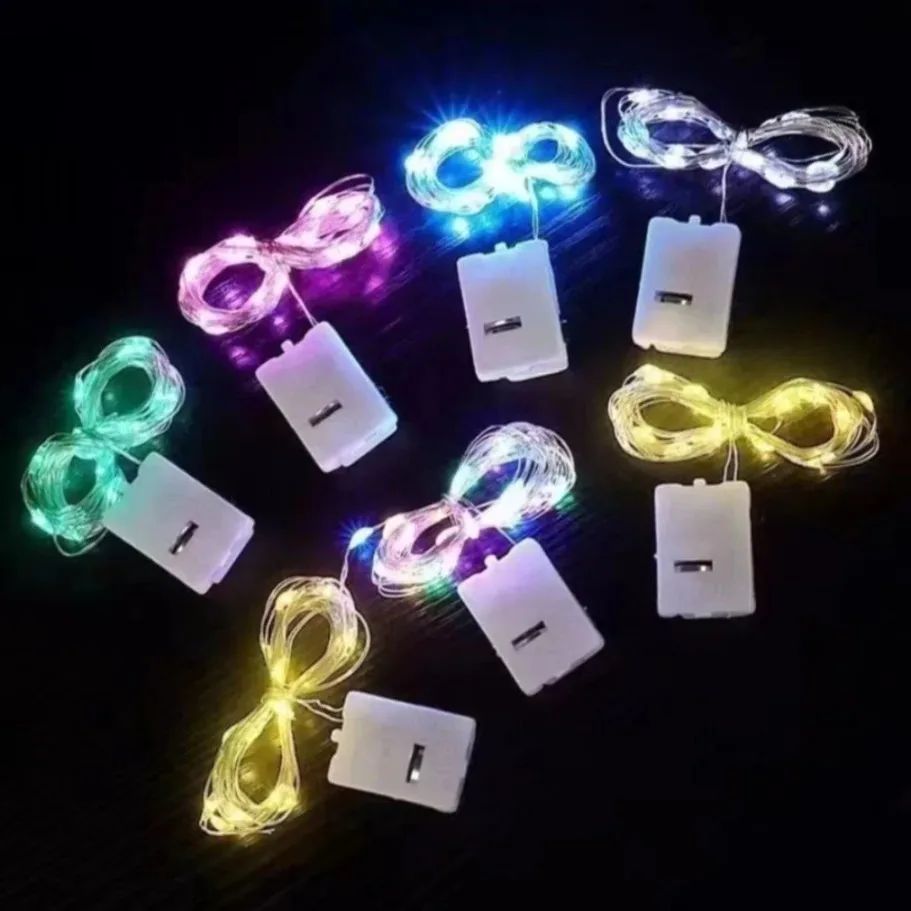 LED String Lights Copper Silver Wire Waterproof Fairy Lights