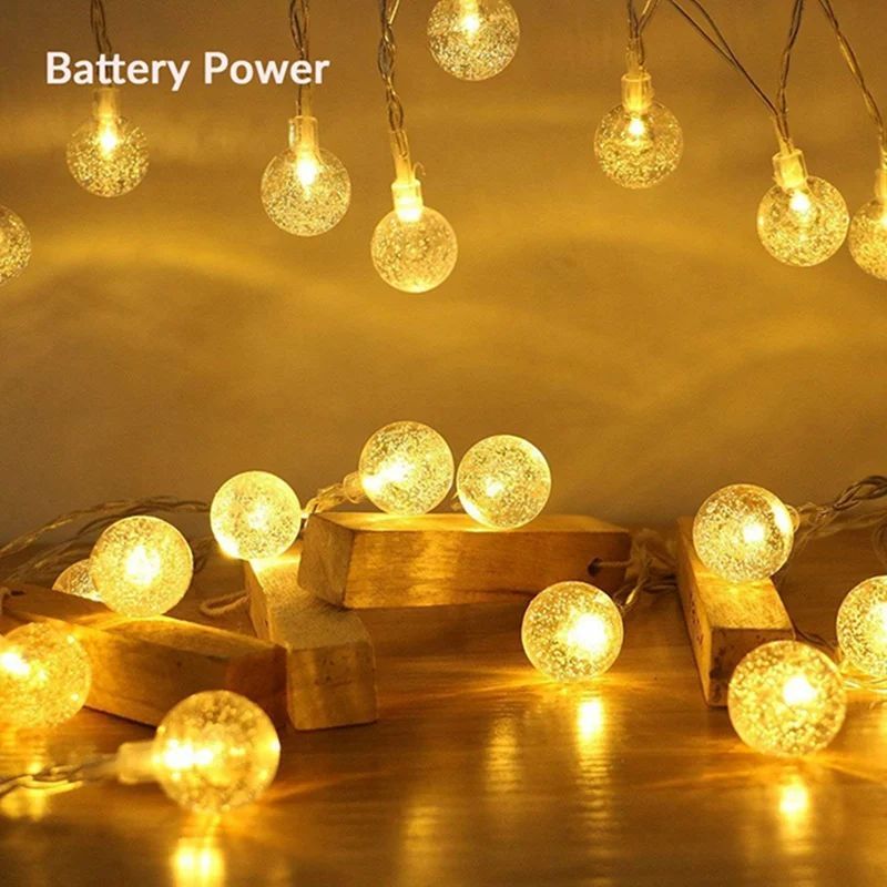 20/30/40Led Globe String Lights Fairy Lights Battery Operate