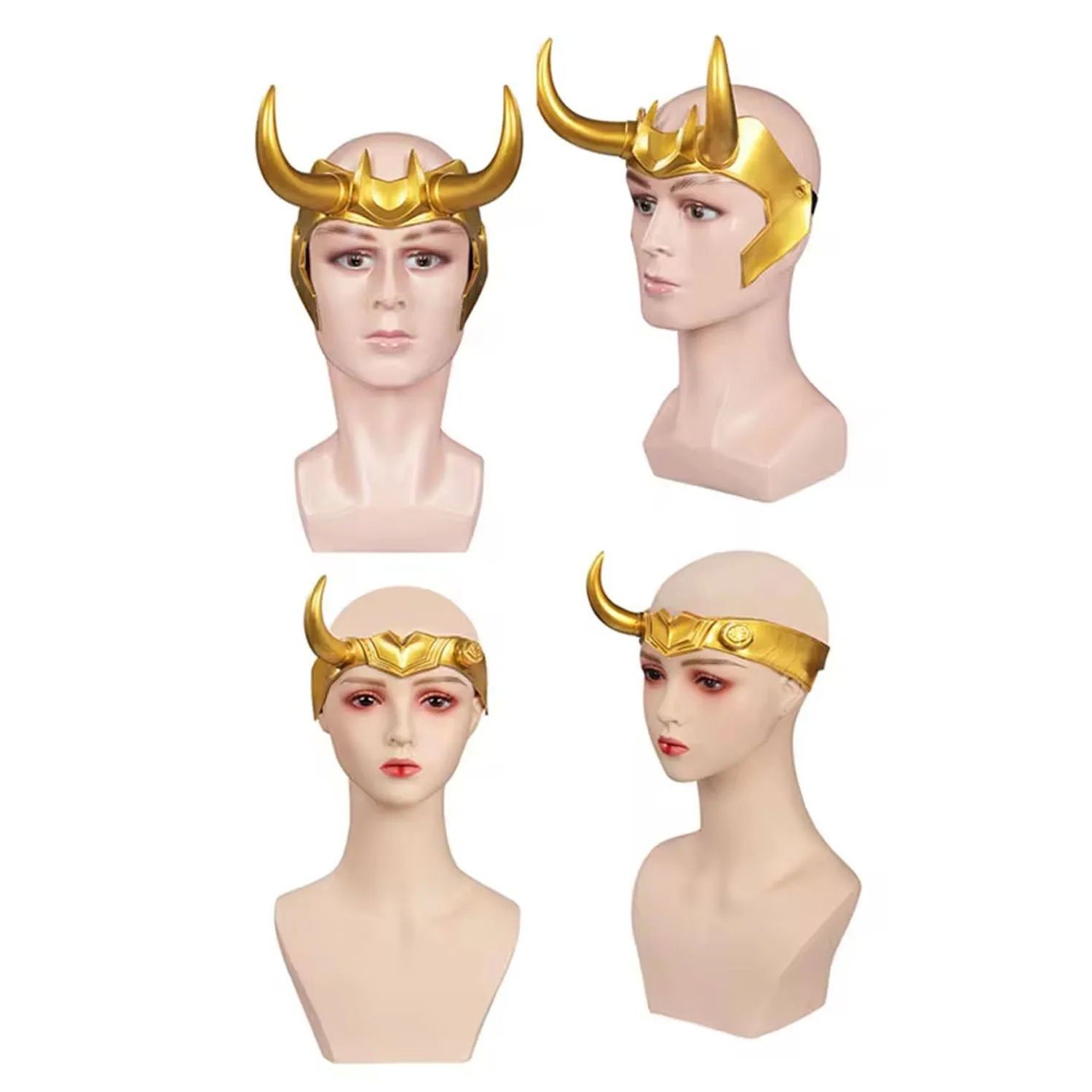 Ragnarok Loki Mask Cosplay Latex Sylvie Masks Men Women Helm