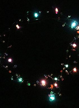 1Pc Mini Flashing Light-up Blinking Christmas Lights Costume