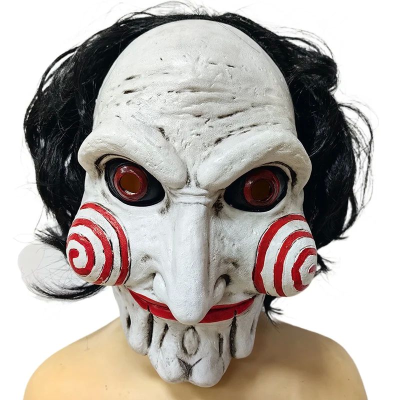 Saw Billy Puppet Horror Mask Movie Scary Grimace Doll Full F