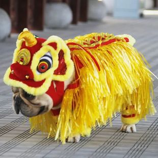 Halloween Funny Dog Clothes New Year's Pet Chinese Costume D
