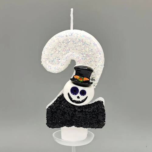 Digital Birthday Candles Halloween Ghost Pumpkin Premium Atm