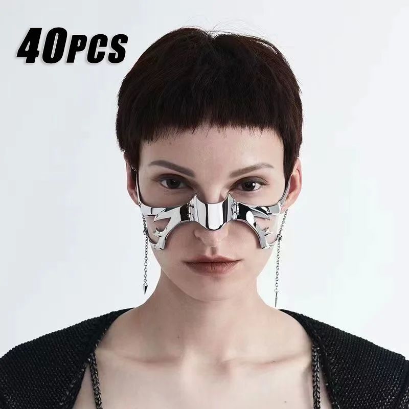 Mechanical Blood Blade Mask Punk Wind Alien Fluid Lip Ring F