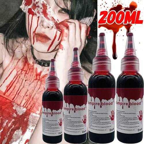 Halloween Fake Makeup Blood DIY Cosplay Prank Emulation Prop