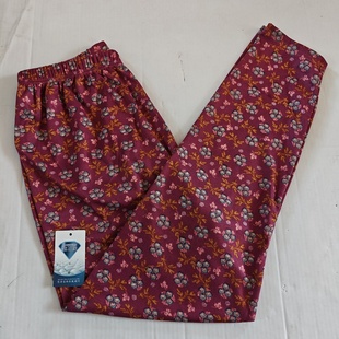 秋冬女士高腰德绒双面磨毛打底裤妈妈保暖裤宽松加肥加大印花秋裤