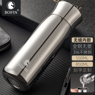 全钢无缝316不锈钢保温杯男款 大容量泡茶杯定制水杯子 女2024新款