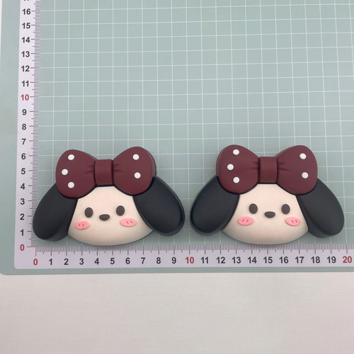 洞洞鞋配饰DIY鞋扣高级感可拆卸红色斑点狗可爱儿童通用鞋花百搭