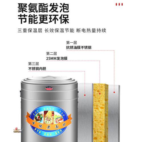 不锈钢煮面炉煮MAGA-102商用 电热桶燃气多功能煮面桶 粥汤汤桶粉