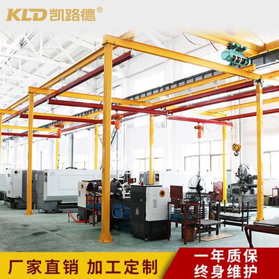 北京自立式组 合GZI吊轻载系统单梁悬挂吊机 BK柔性轨道K重机cran