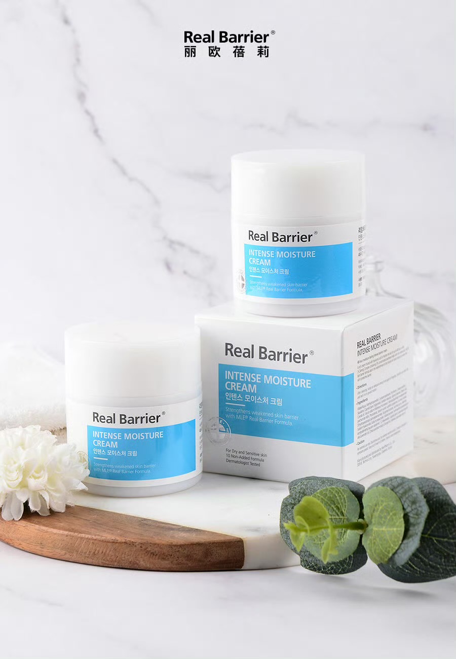 韩国realbarrier丽欧蓓莉面霜 滋润补水保湿修护屏障24/48/72小时