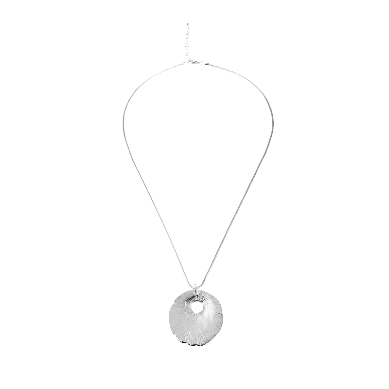 s.deer镂空几何吊坠项链