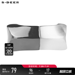 休闲撞色不规则手镯S21484382 时尚 sdeer圣迪奥女装 冬装