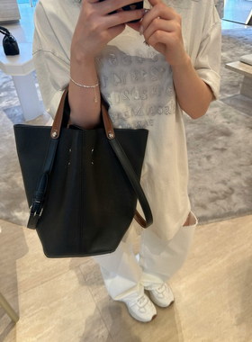 HGIRXV 25新M*莞产纯原厂negonda皮女士单肩斜挎托特水桶包