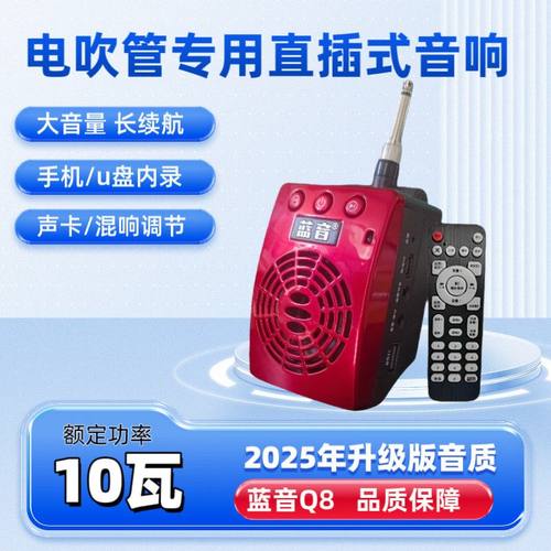 10W大功率蓝音Q8直插式便携音箱适合雅佳圣锐华魅妙品罗兰电吹管
