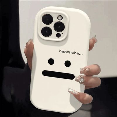无语表情适用iPhone16手机壳苹果15创意14/17个性潮13ProMax防摔12全包XR个性XSMAX小众女新款11/8plus保护套