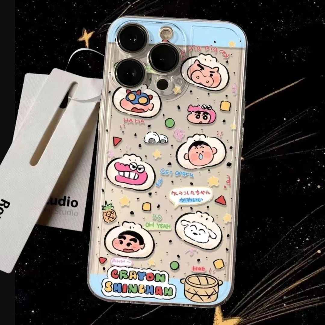 蜡笔小新大肉包适用iPhone16手机壳苹果15卡通14Pro可爱13ProMax防摔12全包XR潮XSMAX女新款11/7/8plus保护套