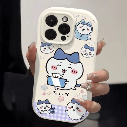 适用苹果14手机壳iphone15promax吉伊卡哇萌x全包13可爱卡通12网红女款11日韩plus软硅胶壳13pro防摔15可爱16