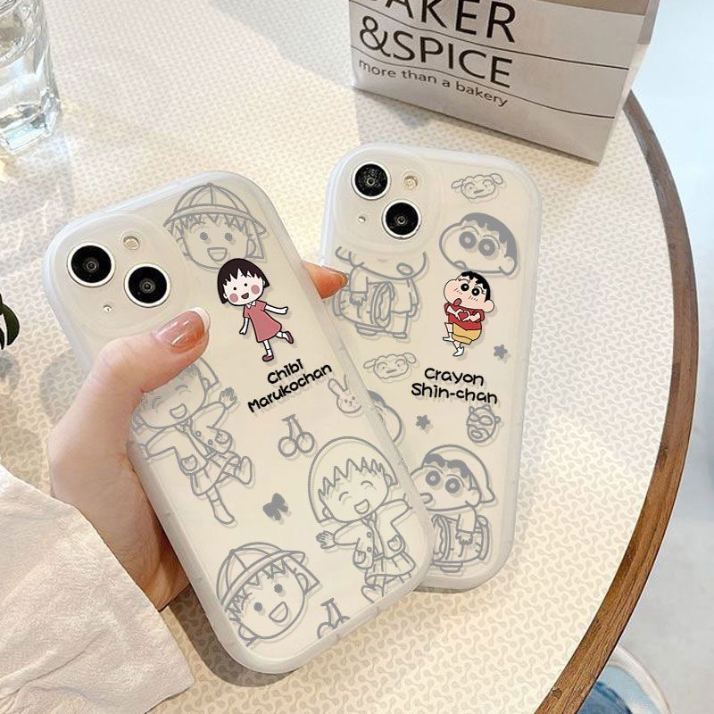 可爱动漫适用苹果16手机壳iPhone15ProMax新款13mini保护套14个性Pro全包12硅胶plus防摔11卡通xr软壳xs女max