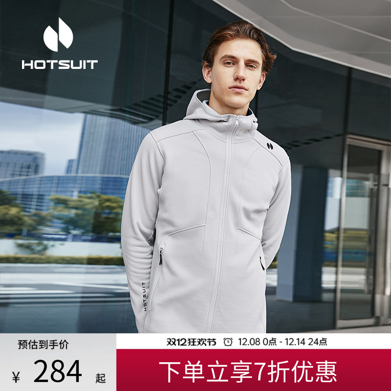 hotsuit后秀长袖外套男