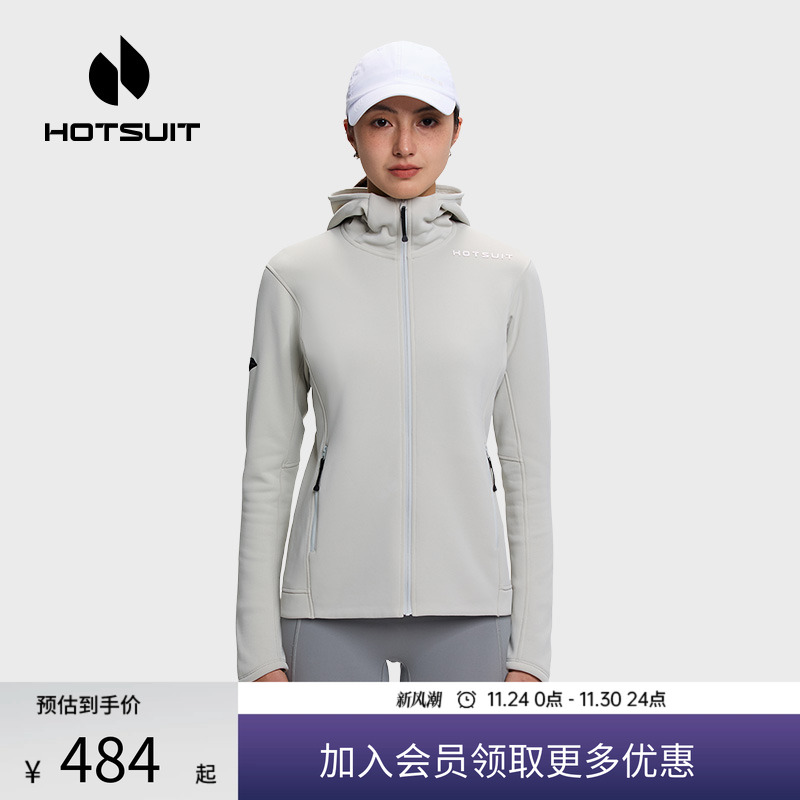 后秀薄绒保暖通勤女士外套