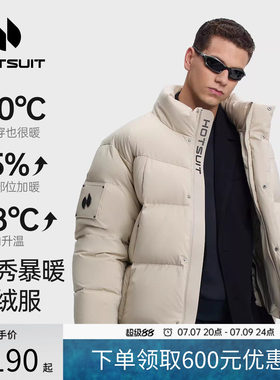 后秀保暖立领男款短款羽绒服