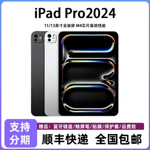 Apple/苹果 11 英寸 iPad Pro - 标准玻璃面板2024款平板电脑正品