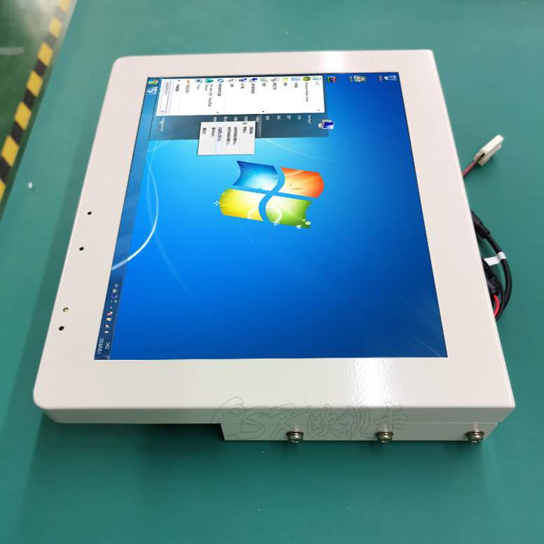 15寸固定式车载监控显示器火车电视屏背挂显示屏GD-1501壁挂安装
