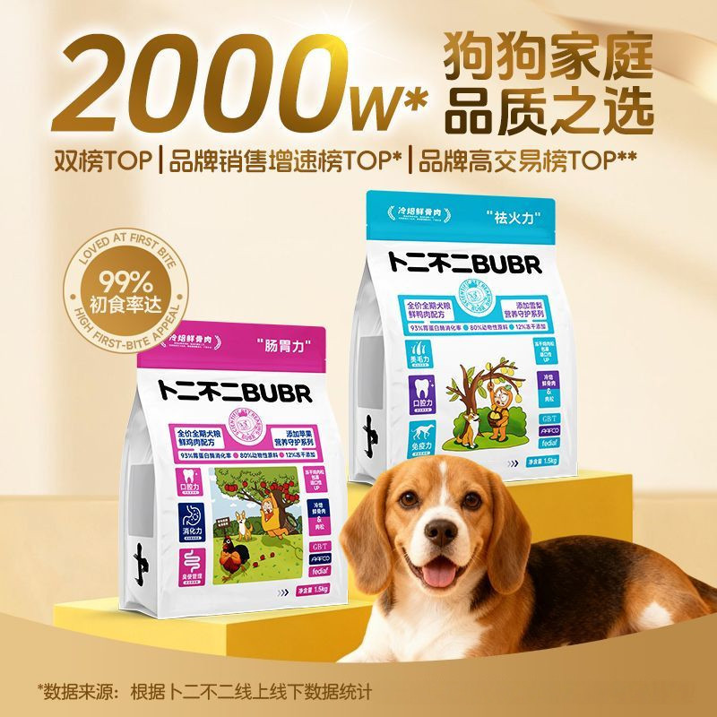 卜二不二狗主粮清热减泪痕