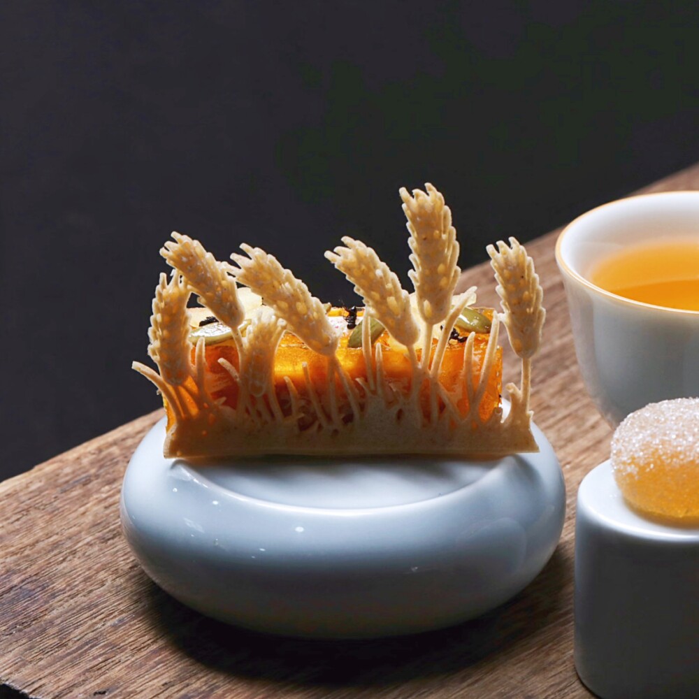 盘式麦穗硅胶模具 枫叶树叶翻糖蕾丝垫鱼骨分子料理脆片蛋糕模具图片