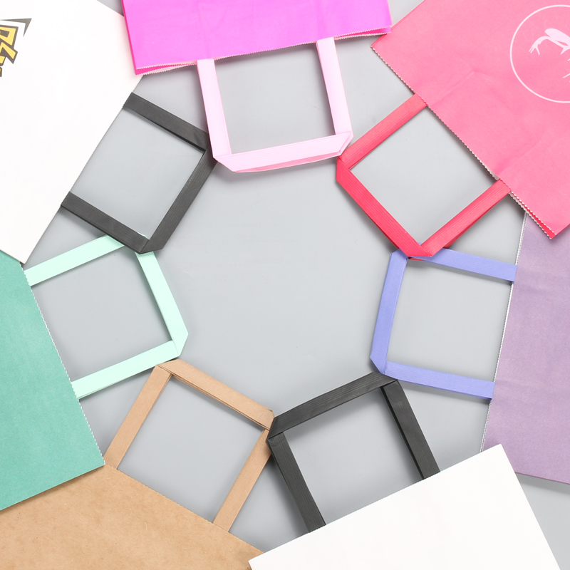 手提袋定制印刷纸袋定做礼品袋订制服装包装袋白卡黑卡牛皮纸袋子