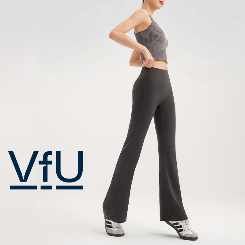 【好物体验】VfU小糯弹3.0无T线喇叭裤高弹速干健身瑜伽裤高腰