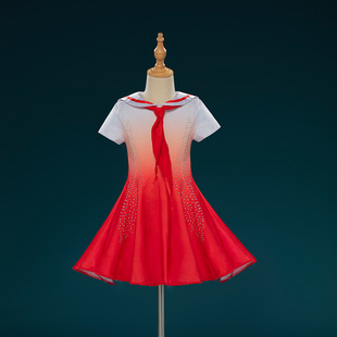 儿童中小学生红领巾大合唱演出服少先队员童心向党朗诵舞蹈表演服