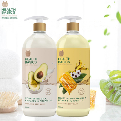 牛奶蜂蜜海丝蓓康沐浴乳滋润