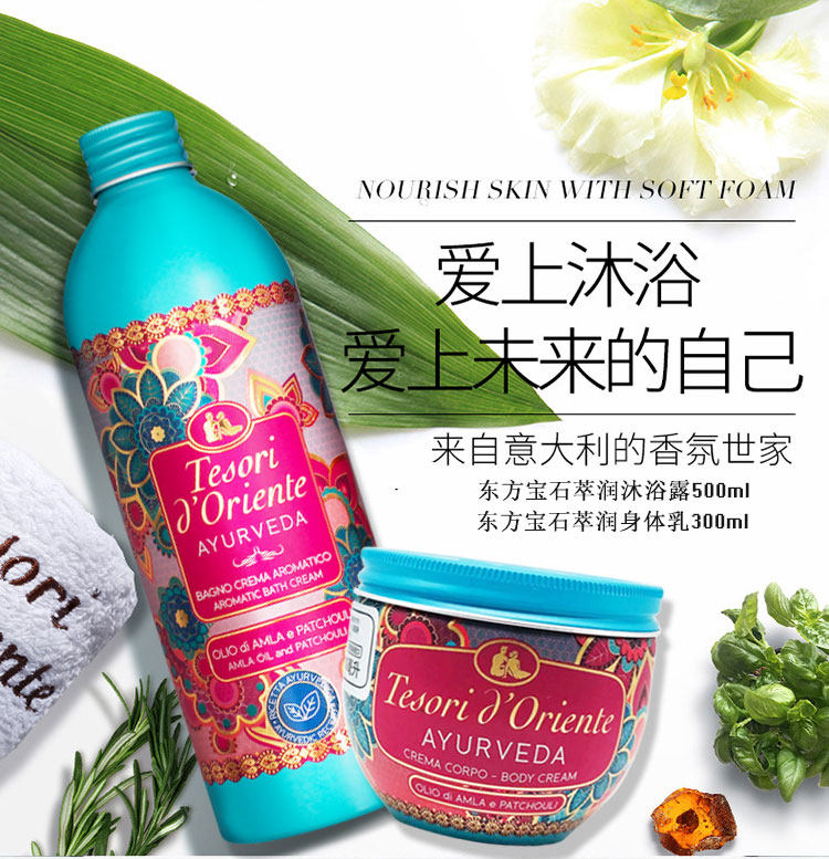 意大利东方宝石萃润身体乳补水滋润保湿男女润肤乳全身