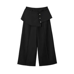 2727WORLD 法老 女式低腰直筒搭片西裤 美式复古休闲潮流街头