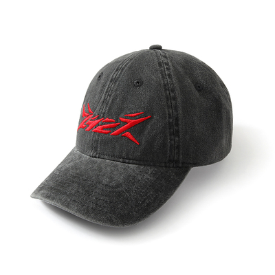 基础款运动水洗夏季街头风弯沿帽