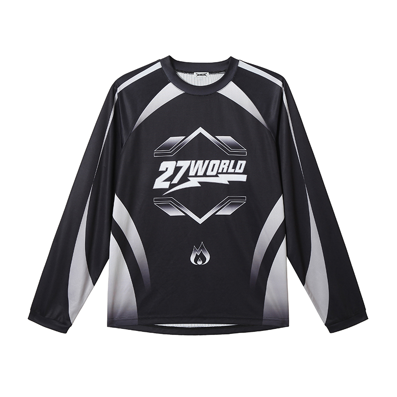 2727WORLD外骨骼网眼球衣长袖