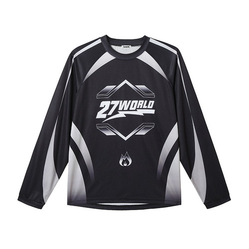 2727WORLD外骨骼网眼球衣长袖