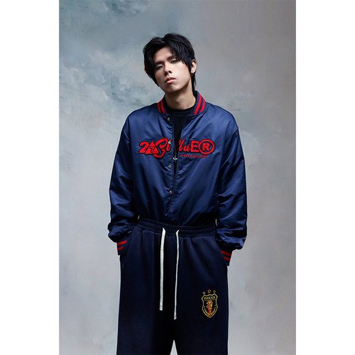 2727WORLDpapi夹棉棒球服