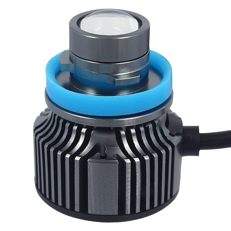 汽车LED激光雾灯高亮聚光透镜H7 H8/H11 9005/9006内置驱动双色灯