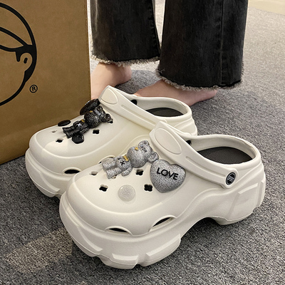 野度者女eva包头洞洞鞋