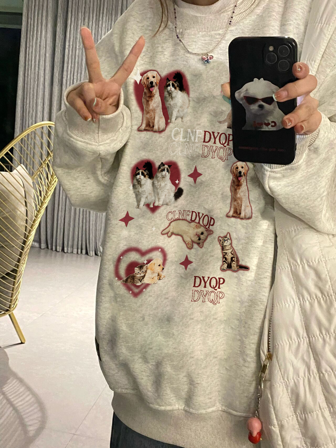 【商城品质】纯棉大码卫衣女