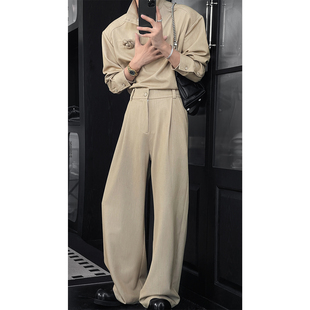 山茶花立领衬衫 原创设计师款 套装 男高级感西裤 龙叨叨秋季 长裤 新品