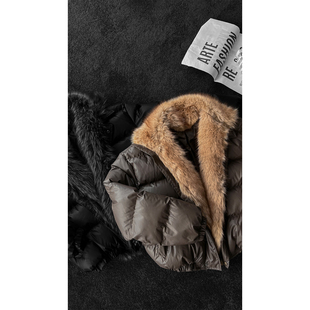 复古大毛领座山雕棉服男潮牌宽松加厚保暖棉衣 美式 龙叨叨冬季 新品