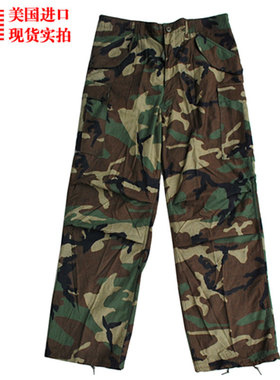 美军军版原品公发BDU M65四丛作战作训裤军迷战术长裤冬季加厚