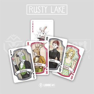 现货锈湖RUSTY LAKE十周年纪念花切扑克牌优质复刻古礼物游戏周边