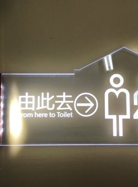 定制led发光悬挂墙圆形广告灯