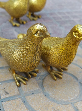 铜器铜鸽子一对和平鸽和谐爱情幸福的象征家饰工艺摆件招财