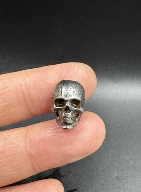 骷髅头迷你版藏式铁吊坠金刚杵小挂件藏传佛牌手链吊坠